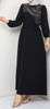 Gown Abaya Black / Rose / Mauve / Mint