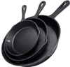 Skillet Cast Iron Simple Chef 3pc Set