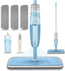 Spray Mop Reusable Microfiber Pad Grey / Red / Blue