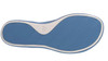 Footwear Clarks Women's Step June Shell Sandal Blue Synthetic
