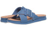 Footwear Clarks Women's Step June Shell Sandal Blue Synthetic