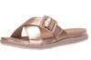 Footwear Clarks Women's Step June Shell Sandal Rose Gold Synthetic