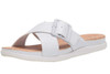 Footwear Clarks Women's Step June Shell Sandal White Synthetic