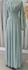 Dress Evening Lined Mint / Baby Pink Sparkle
