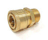 PRESSURE WASHER COUPLER BRASS 3/8" MALE NP