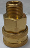 PRESSURE WASHER COUPLER BRASS 3/8" MALE NP