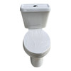 TOILET SET TWYFORD CLOSED COUPLED WHITE BUTTON FLUSH