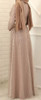 Dress Evening w/silver belt Plus Salmon / Mauve / Mint