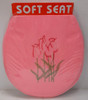 TOILET SEAT SOFT AA-2198 WITH EMBROIDERY 16.5 X 14