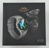 WATCH SMART MELLOWSEN X10 2IN1 WITH BUDS RUBBER BAND ROUND FACE