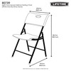 CHAIR FOLDING LIFETIME 851- 80739 WHITE