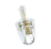 TELEPHONE PLUG TWIST TOP I-T70-327 CLEAR BLASTKING