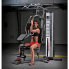 Gym Marcy Multifunction Home Workout 150lb Stack Machine MWM-988