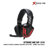 COMPUTER HEADPHONE & MIC XTRIKE ME HP-310 WIRED STEREO GAMING HEADSET