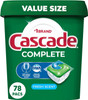 Dishwasher Detergent Cascade Complete 78 Pacs