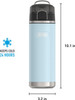 Travel Mug ICON SERIES BY THERMOS Stainless Steel 24oz / Caramel / Blue / Pink