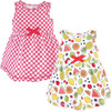 Baby Dress Touch By Armless Print Fruit / Stripe 2pack