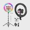 LED RING LIGHT 18" MJ45 RGB WITH TRIPOD STAND