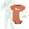 Baby Bodysuit Hudson 3Pc Set w/Bib