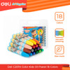 CRAYON DELI OIL PASTEL C20104 COLOR KIDS 12PCS PACK
