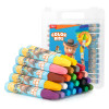 CRAYON DELI OIL PASTEL C20104 COLOR KIDS 12PCS PACK