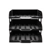 STATIONERY FILE TRAY DELI 9215 3-TIER BLACK