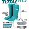 LONG BOOTS TOTAL SAFETY TIP TSP302S1P GREEN RUBBER STEEL TOE STEEL MIDSOLE LONG BOOTS TOTAL SAFETY TIP TSP302S1P GREEN RUBBER STEEL TOE STEEL MIDSOLE