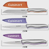 KNIFE SET 12PCS CUISINART C77-12PCS CLASSIC STAINLESS COLOR BAND