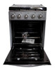 STOVE 4 BURNER STAR 20" SKXG-20S SILVER