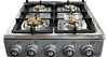 STOVE 4 BURNER STAR 20" SKXG-20S SILVER