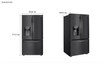 REFRIGERATOR LG GM78SGT 28CF BLACK STAINLESS STEEL