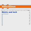 SQUARE ANGLE RULER WADFOW WSR4350 24"