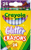 CRAYON CRAYOLA GLITTER 24PC