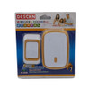 DOOR BELL WIRELESS DRSCKN WHITE AND GOLD