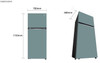 REFRIGERATOR LG VT38BPM 13.2CF CLAY MINT