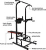 GYM DIP STATION YOKELE D03 ALL IN ONE PULL UP BAR WITH BENCH
