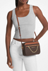 Bag Michael Kors Jet Set Chain Pattern Brown / Black