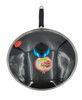 FRYING PAN WOK LEOSTAR 76228072 WITH GLASS LID 32CM