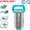 SOCKET SET 27PCS TOTAL THT141271 1/4" SOCKET SET 27PCS TOTAL THT141271 1/4"