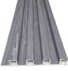 PVC WALL PANEL GROVE DESIGN 9.5FT X 6.5" WIDE #W03 DK GREY
