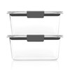 FOOD BOWL RUBBERMAID BRILLIANCE STAINSHIELD PLASTIC 2PCS 2135072