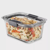 FOOD BOWL RUBBERMAID BRILLIANCE GLASS 1PC 4.7CUP 1.1L 2150875