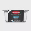 FOOD BOWL RUBBERMAID BRILLIANCE GLASS 1PC 4.7CUP 1.1L 2150875