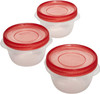 FOOD BOWL RUBBERMAID TAKE ALONGS TWIST & SEAL 2CUPS 3PCS 2145837