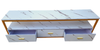 TV STAND CJ-2797-Y45 WHITE TEAPOY