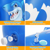 POOL SPRINKLER JUMPIT SHARK TUMBLER SPLASH TOY 2IN1
