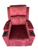 CHAIR RECLINER SOFA 69231146 RED WITH CUP HOLDER