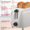 TOASTER 2 SLICE BRENTWOOD TS-260W WHITE