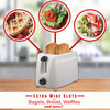 TOASTER 2 SLICE BRENTWOOD TS-260W WHITE