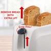 TOASTER 2 SLICE BRENTWOOD TS-260W WHITE